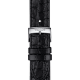 Buy Shop Tissot Everytime Medium Black Dial Black Leather Strap Watch For Men - T109.410.16.053.00 USA Online