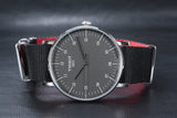Buy Shop Tissot Everytime Medium Black Dial Black NATO Strap Watch For Men - T109.410.17.077.00 USA Online