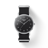 Buy Shop Tissot Everytime Medium Black Dial Black NATO Strap Watch For Men - T109.410.17.077.00 USA Online