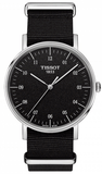 Buy Shop Tissot Everytime Medium Black Dial Black NATO Strap Watch For Men - T109.410.17.077.00 USA Online