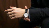 Buy Shop Tissot Everytime Medium White Dial Black Leather Strap Watch For Men - T109.410.16.033.01 USA Online