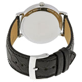 Buy Shop Tissot Everytime Medium White Dial Black Leather Strap Watch For Men - T109.410.16.033.01 USA Online