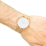 Buy Shop Tissot Everytime Medium White Dial Rose Gold Mesh Bracelet Watch For Men - T109.410.33.031.00 USA Online