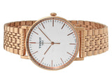 Buy Shop Tissot Everytime Medium White Dial Rose Gold Mesh Bracelet Watch For Men - T109.410.33.031.00 USA Online