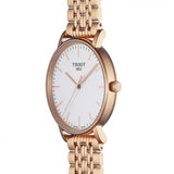 Buy Shop Tissot Everytime Medium White Dial Rose Gold Mesh Bracelet Watch For Men - T109.410.33.031.00 USA Online