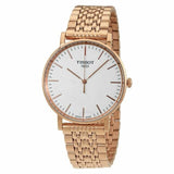 Buy Shop Tissot Everytime Medium White Dial Rose Gold Mesh Bracelet Watch For Men - T109.410.33.031.00 USA Online
