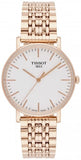 Buy Shop Tissot Everytime Medium White Dial Rose Gold Mesh Bracelet Watch For Men - T109.410.33.031.00 USA Online