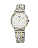 Buy Shop Tissot Everytime Medium White Dial Two Tone Mesh Bracelet Watch For Men - T109.410.22.031.00 USA Online