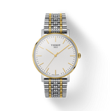 Buy Shop Tissot Everytime Medium White Dial Two Tone Mesh Bracelet Watch For Men - T109.410.22.031.00 USA Online