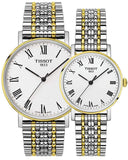 Buy Shop Tissot Everytime Medium White Dial Two Tone Mesh Bracelet Watch For Men - T109.410.22.033.00 USA Online
