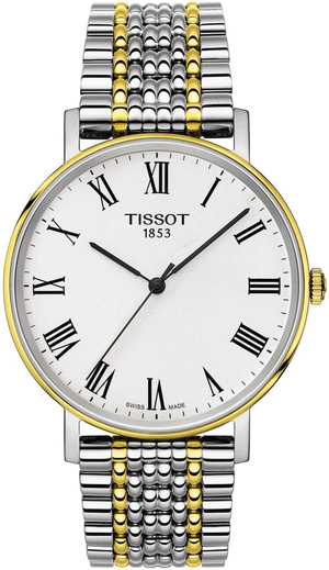 Buy Shop Tissot Everytime Medium White Dial Two Tone Mesh Bracelet Watch For Men - T109.410.22.033.00 USA Online