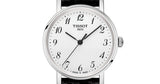 Buy Shop Tissot Everytime Small White Dial Black Leather Strap Watch For Women - T109.210.16.032.00 USA Online