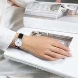 Buy Shop Tissot Everytime Small White Dial Black Leather Strap Watch For Women - T109.210.16.033.00 USA Online