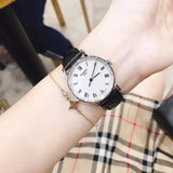 Buy Shop Tissot Everytime Small White Dial Black Leather Strap Watch For Women - T109.210.16.033.00 USA Online