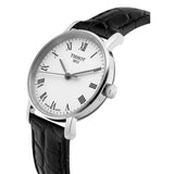 Buy Shop Tissot Everytime Small White Dial Black Leather Strap Watch For Women - T109.210.16.033.00 USA Online