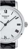 Buy Shop Tissot Everytime Small White Dial Black Leather Strap Watch For Women - T109.210.16.033.00 USA Online