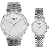 Buy Shop Tissot Everytime Small White Dial Silver Mesh Bracelet Watch For Women - T109.210.11.031.00 USA Online