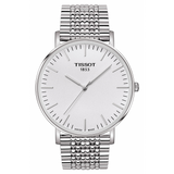 Buy Shop Tissot T Classic Everytime Large White Dial Silver Steel Strap Watch for Men - T109.610.11.031.00 USA Online