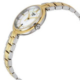 Buy Shop Tissot Flamingo Mother of Pearl White Dial Two Tone Steel Strap Watch For Women - T094.210.22.111.01 USA Online
