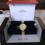 Buy Shop Tissot Flamingo Mother of Pearl White Dial Two Tone Steel Strap Watch For Women - T094.210.22.111.01 USA Online