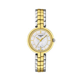 Buy Shop Tissot Flamingo Mother of Pearl White Dial Two Tone Steel Strap Watch For Women - T094.210.22.111.01 USA Online