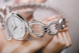 Buy Shop Tissot T Trend Flamingo Mother of Pearl Dial Silver Steel Strap Watch for Women - T094.210.11.116.00 USA Online