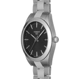 Buy Shop Tissot Gentleman Black Dial Silver Steel Strap Watch For Men - T127.410.11.051.00 USA Online