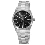 Buy Shop Tissot Gentleman Black Dial Silver Steel Strap Watch For Men - T127.410.11.051.00 USA Online