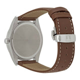 Buy Shop Tissot Gentleman Blue Dial Brown Leather Strap Watch For Men - T127.410.16.041.00 USA Online