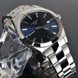 Buy Shop Tissot Gentleman Blue Dial Silver Steel Strap Watch For Men - T127.410.11.041.00 USA Online