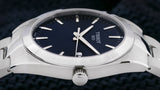 Buy Shop Tissot Gentleman Blue Dial Silver Steel Strap Watch For Men - T127.410.11.041.00 USA Online