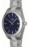 Buy Shop Tissot Gentleman Blue Dial Silver Steel Strap Watch For Men - T127.410.11.041.00 USA Online