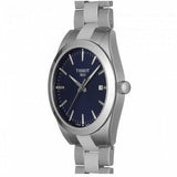 Buy Shop Tissot Gentleman Blue Dial Silver Steel Strap Watch For Men - T127.410.11.041.00 USA Online