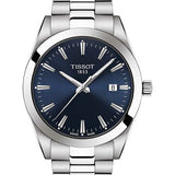Buy Shop Tissot Gentleman Blue Dial Silver Steel Strap Watch For Men - T127.410.11.041.00 USA Online