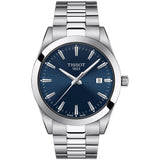 Buy Shop Tissot Gentleman Blue Dial Silver Steel Strap Watch For Men - T127.410.11.041.00 USA Online