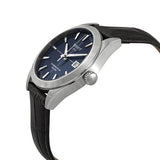 Buy Shop Tissot Gentleman Powermatic 80 Silicium Blue Dial Black Leather Strap Watch For Men - T127.407.16.041.01 USA Online