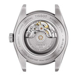 Buy Shop Tissot Gentleman Powermatic 80 Silicium Black Dial Black Leather Strap Watch For Men - T127.407.16.051.00 USA Online