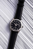 Buy Shop Tissot Gentleman Powermatic 80 Silicium Black Dial Black Leather Strap Watch For Men - T127.407.16.051.00 USA Online