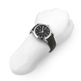 Buy Shop Tissot Gentleman Powermatic 80 Silicium Black Dial Brown Leather Strap Watch For Men - T127.407.16.051.01 USA Online