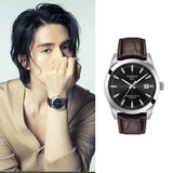 Buy Shop Tissot Gentleman Powermatic 80 Silicium Black Dial Brown Leather Strap Watch For Men - T127.407.16.051.01 USA Online