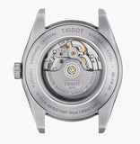 Buy Shop Tissot Gentleman Powermatic 80 Silicium Black Dial Brown Leather Strap Watch For Men - T127.407.16.051.01 USA Online