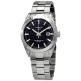 Buy Shop Tissot Gentleman Powermatic 80 Silicium Black Dial Silver Steel Strap Watch For Men - T127.407.11.051.00 USA Online