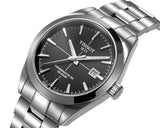 Buy Shop Tissot Gentleman Powermatic 80 Silicium Black Dial Silver Steel Strap Watch For Men - T127.407.11.061.01 USA Online