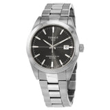 Buy Shop Tissot Gentleman Powermatic 80 Silicium Black Dial Silver Steel Strap Watch For Men - T127.407.11.061.01 USA Online