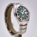 Buy Shop Tissot Gentleman Powermatic 80 Silicium Green Dial Silver Steel Strap Watch For Men - T127.407.11.091.01 USA Online