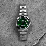 Buy Shop Tissot Gentleman Powermatic 80 Silicium Green Dial Silver Steel Strap Watch For Men - T127.407.11.091.01 USA Online