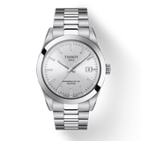 Buy Shop Tissot Gentleman Powermatic 80 Silicium Silver Dial Silver Steel Strap Watch For Men - T127.407.11.031.00 USA Online