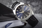 Buy Shop Tissot Gentlemen Blue Dial Black Leather Strap Watch for Men - T127.410.16.041.01 USA Online