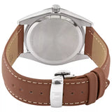 Buy Shop Tissot Gentleman Silver Dial Brown Leather Strap Watch For Men - T127.410.16.031.00 USA Online