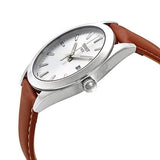 Buy Shop Tissot Gentleman Silver Dial Brown Leather Strap Watch For Men - T127.410.16.031.00 USA Online